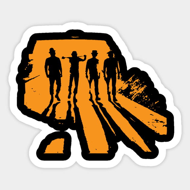 a clockwork orange Sticker by horrorshirt